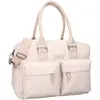Image de Sac À Langer En Velours Côtelé Sable Ecru