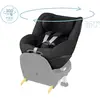 Image de Siège Auto Pivotant Et Coulissant Pearl 360 Pro Authentic Black