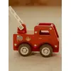 Image de Camion pompier en bois rouge