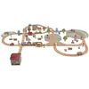 Image de Circuit De Train Xxl En Bois Multicolore