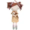 Image de Poupée Bébé Souple Enfant Avec Compagnon Peluche Multicolore