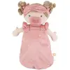 Image de Poupée Bébé Souple Enfant Avec Vêtements Amovibles Rose, Marron