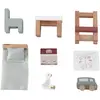 Image de Set 7 Pièces Pour Chambre - Maison De Poupées Multicolore