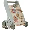 Image de Chariot De Marche En Bois Little Farm Multicolore