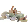 Image de Voiture De Safari Et Animaux En Bois Safari Friends Vert, Multicolore, Bois