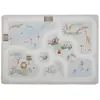 Image de Tapis De Jeu Et Circuit De Voitures Safari Friends (138x100 Cm) Beige, Multicolore