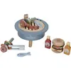 Image de Ensemble De Jouets Barbecue Bleu, Rouge, Marron