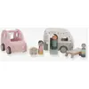Image de Voiture Avec Caravane Multicolore