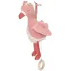 Image de Peluche Musicale À Suspendre Flamant Rose Safari Friends Rose, Blanc Cassé