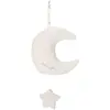 Image de Peluche Musicale À Suspendre Lune Et Étoile Newborn Blanc