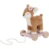 Image de Peluche À Tirer Faon Fsc Fairy Garden Rose, Beige, Bois, Marron