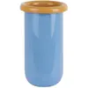 Image de Vase Present Time Plegado Bleu 14x25,3x14x14 cm PT4332LB