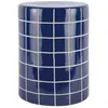 Image de Table d'appoint Leitmotiv Retro Tiles Bleu 44x33 cm LM2309BL