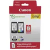 Image de Multipack Cartouche D'encre Canon Pack De 2 Originales Pg-575 Noir Et Cl-576 Couleur + Papier