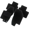 Image de AutoStyle TM FO529 Ensemble de tapis de sol Sur mesure, avant et arrière, Feutre aiguille, noir