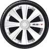 Image de AutoStyle PP 5074W Enjoliveurs 14Pouces, blanc