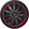 Image de AutoStyle PP 5114BR Enjoliveurs 14Pouces, noir/rouge
