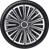 Image de AutoStyle PP 5274 Enjoliveurs 14Pouces, noir/argenté