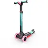 Image de Trottinette Pour Enfants, 2+ Ans, Pliable, Led-deck, Nexo Bleu Mint