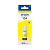 Image de Encre Epson T104 Ecotank Jaune - 65ml