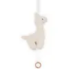 Image de Peluche Musicale Lama Blanc Blanc