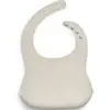 Image de Bavoir Bébé Récupérateur En Silicone Beige