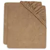Image de Housse Matelas À Langer Éponge (2 Pcs) En Coton Biscuit
