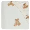 Image de Drap Housse Jersey En Coton Beige