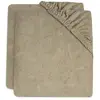 Image de Housse Matelas À Langer Éponge (2 Pcs) En Coton Vert Olive