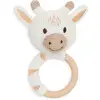 Image de Hochet Anneau De Dentition Blanc, Marron