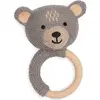 Image de Hochet Anneau De Dentition Gris, Marron