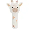 Image de Hochet Bébé En Coton Blanc, Marron