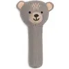 Image de Hochet Bébé En Coton Gris, Marron