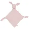 Image de Attache Sucette Bunny Ears En Coton Rose Sauvage
