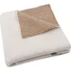 Image de Couverture En Tricot Nostalgic Ride (75 X 100 Cm) Ecru, Maron