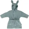 Image de Peignoir Enfant En Coton Bleu Clair