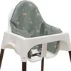 Image de Assise Pour Chaise Haute Ikea Vert, Marron
