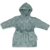 Image de Peignoir Éponge Miffy Jacquard En Coton Bleu