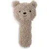 Image de Hochet Bébé En Coton Gris