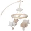 Image de Mobile Bébé Elephant Tales Beige, Écru