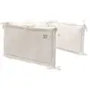 Image de Tour De Lit Cloudy Rib Oatmeal (pour Lits 60 X 120 Ou 70 X 140 Cm) Ecru