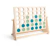 Image de 4 En Ligne Géant En Bois Fsc - Jeu De Société Classique Famille Multicolore
