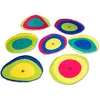 Image de Jeu De Course Aux Couleurs - Tapis Et Bâtons Colorés - Jeu Extérieur Multicolore