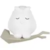 Image de Veilleuse Murale Tactile Oscar Le Hibou (24 Cm) Blanc, Noir