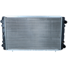 Image de NRF 50403 Radiateur du moteur ailettes jointes mécaniquement, Aluminium