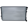 Image de NRF 50542 Radiateur du moteur ailettes jointes mécaniquement, Aluminium