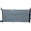 Image de NRF 52019 Radiateur du moteur ailettes jointes mécaniquement, Aluminium