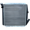 Image de NRF 52026 Radiateur du moteur ailettes jointes mécaniquement, Aluminium