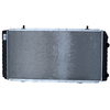 Image de NRF 52062 Radiateur du moteur Grille de radiateur soudée, Aluminium, avec adaptateur