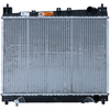 Image de NRF 53211 Radiateur du moteur EASY FIT Grille de radiateur soudée, Aluminium, avec pièces d'assemblage